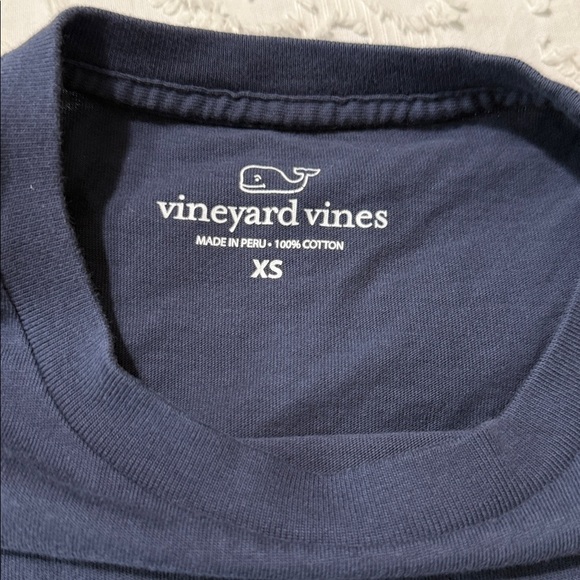 Vineyard Vines Barstool Sports Men's Dark Blue Long Sleeve Tee Size XS - Picture 5 of 8